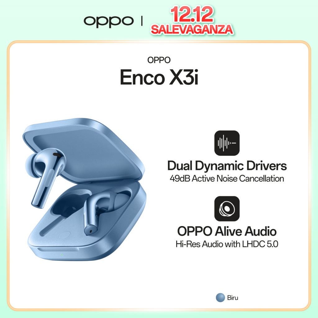 [NEW] OPPO Enco X3i True Wireless Noise Cancelling Earbuds
