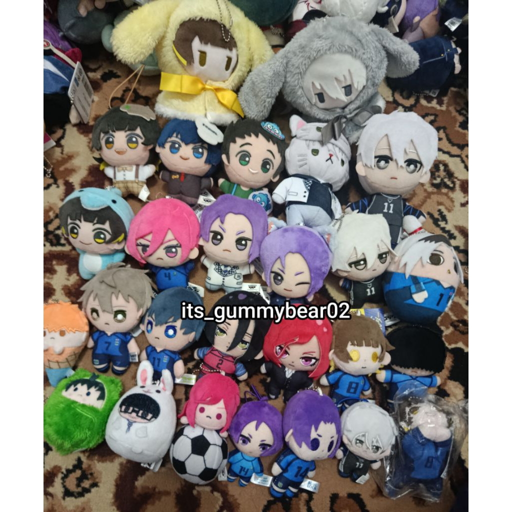 [Official] Bluelock Plush chibigurumi tomonui Bachira nagi Reo isagi gagamaru chigiri gagamaru niko