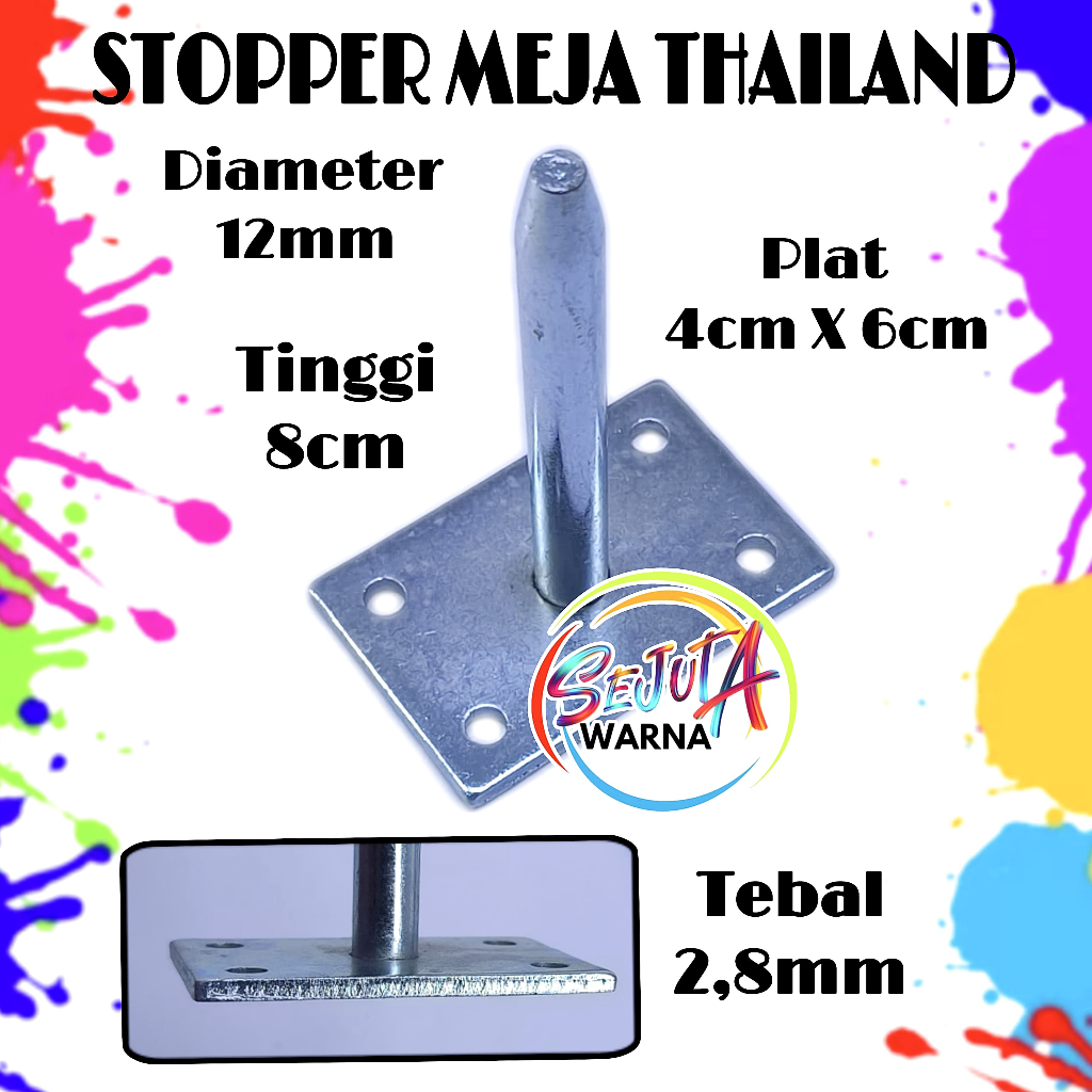 AS PIN STOPPER KNOCK THAILAND 12MM REGISTER MEJA SABLON