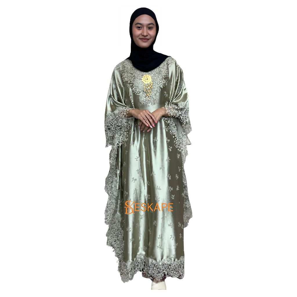 Gamis Kaftan Busana muslim Jaguard silk Premium