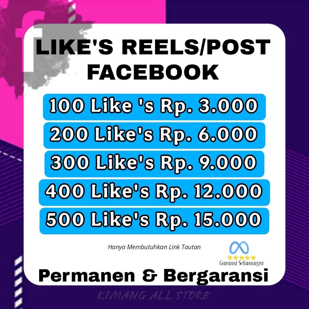FACEBOOK LIKE PERMANEN