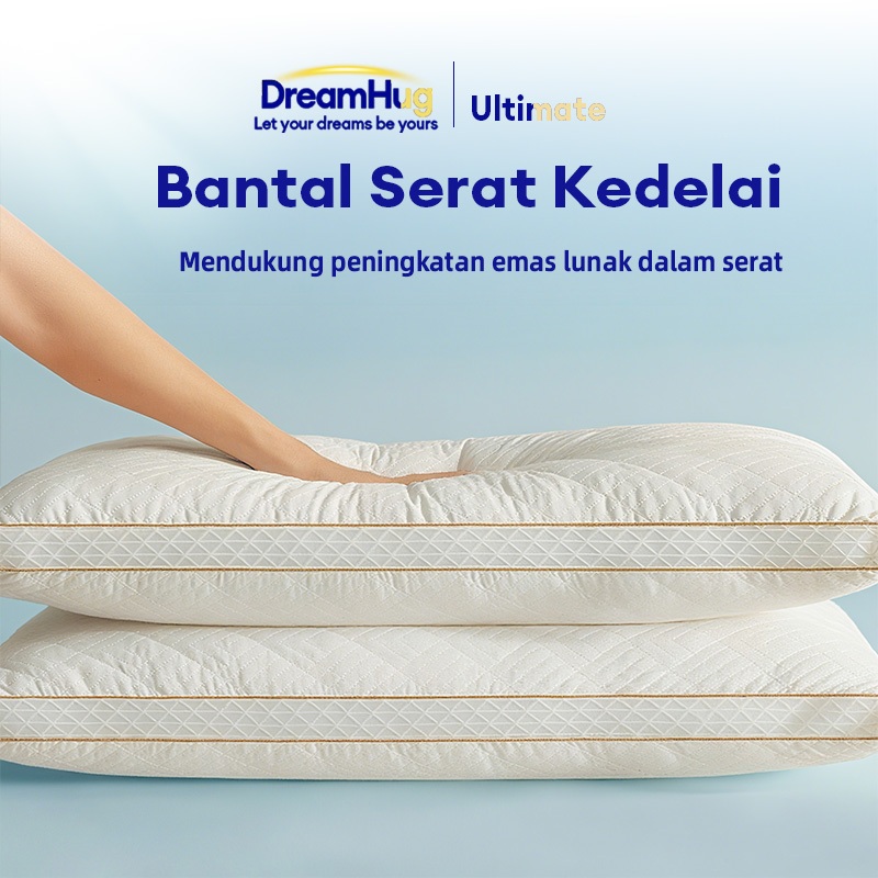 Hari ini membeli hari ini dikirimBantal Serat Kedelai Bantal hotel microfiber Bantal Pelindung Leher