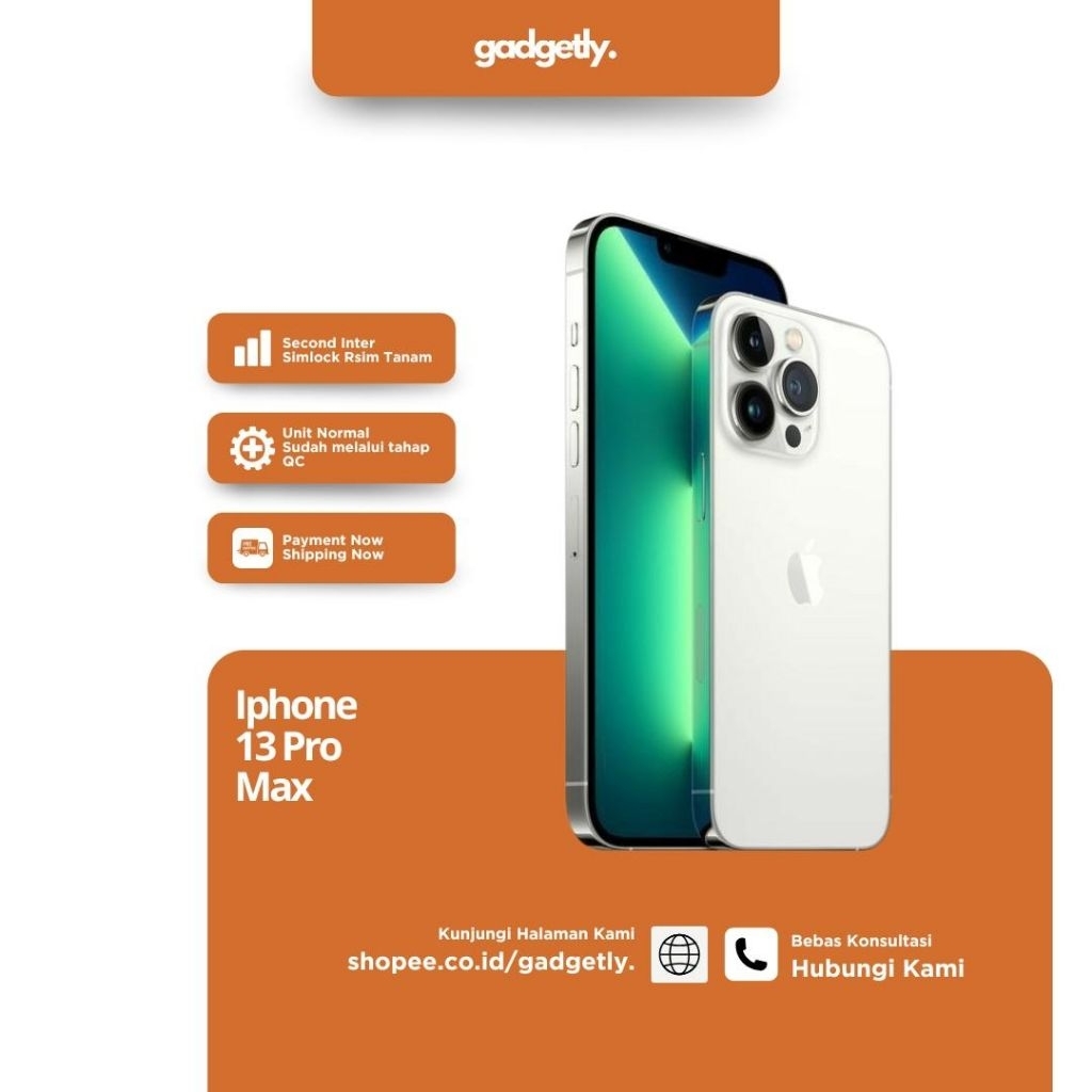 iP 13 Pro Max Second Inter Original 128GB/256GB