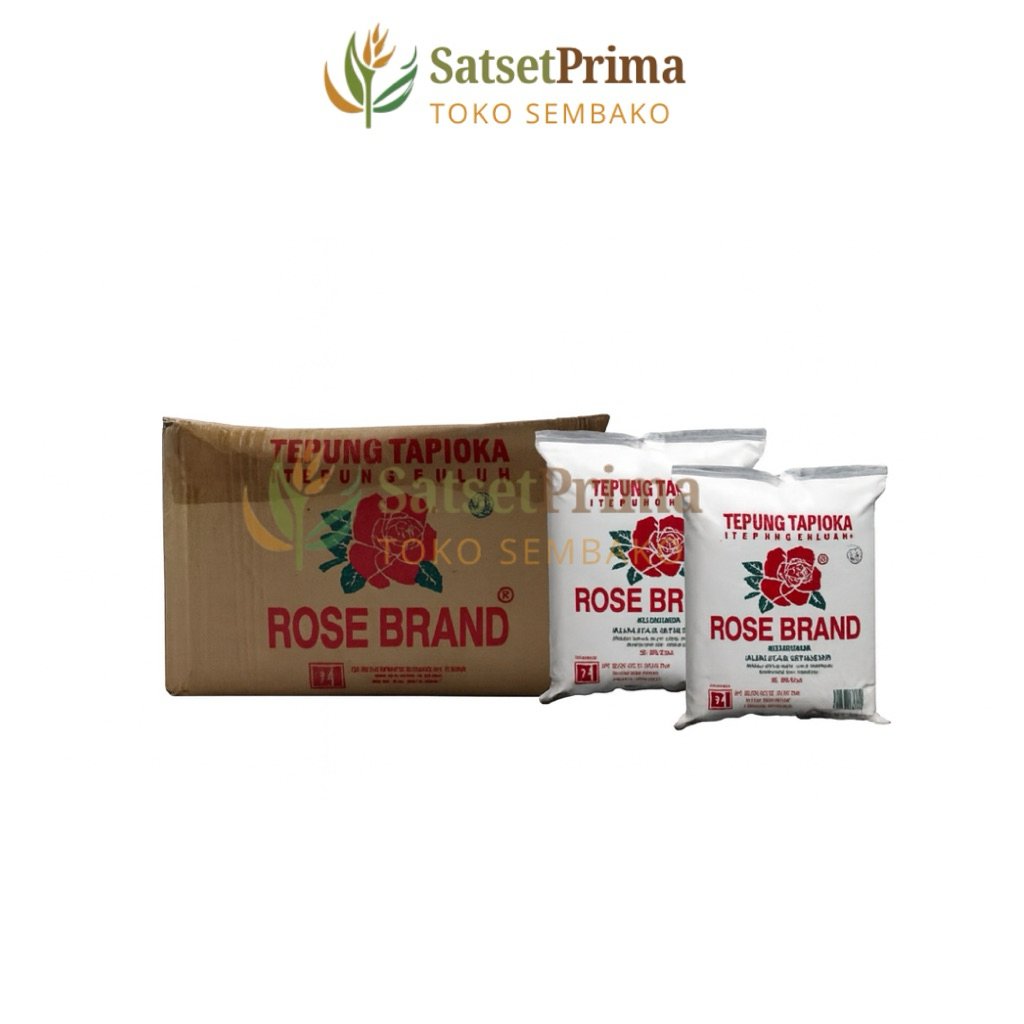 Tepung Tapioka Rose Brand 500gr 1Dus/20pcs