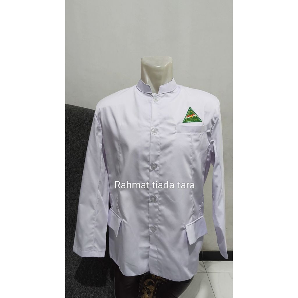 JAS PUTIH RIJALUL ANSOR/JASKET RIJALUL ANSOR PUTIH