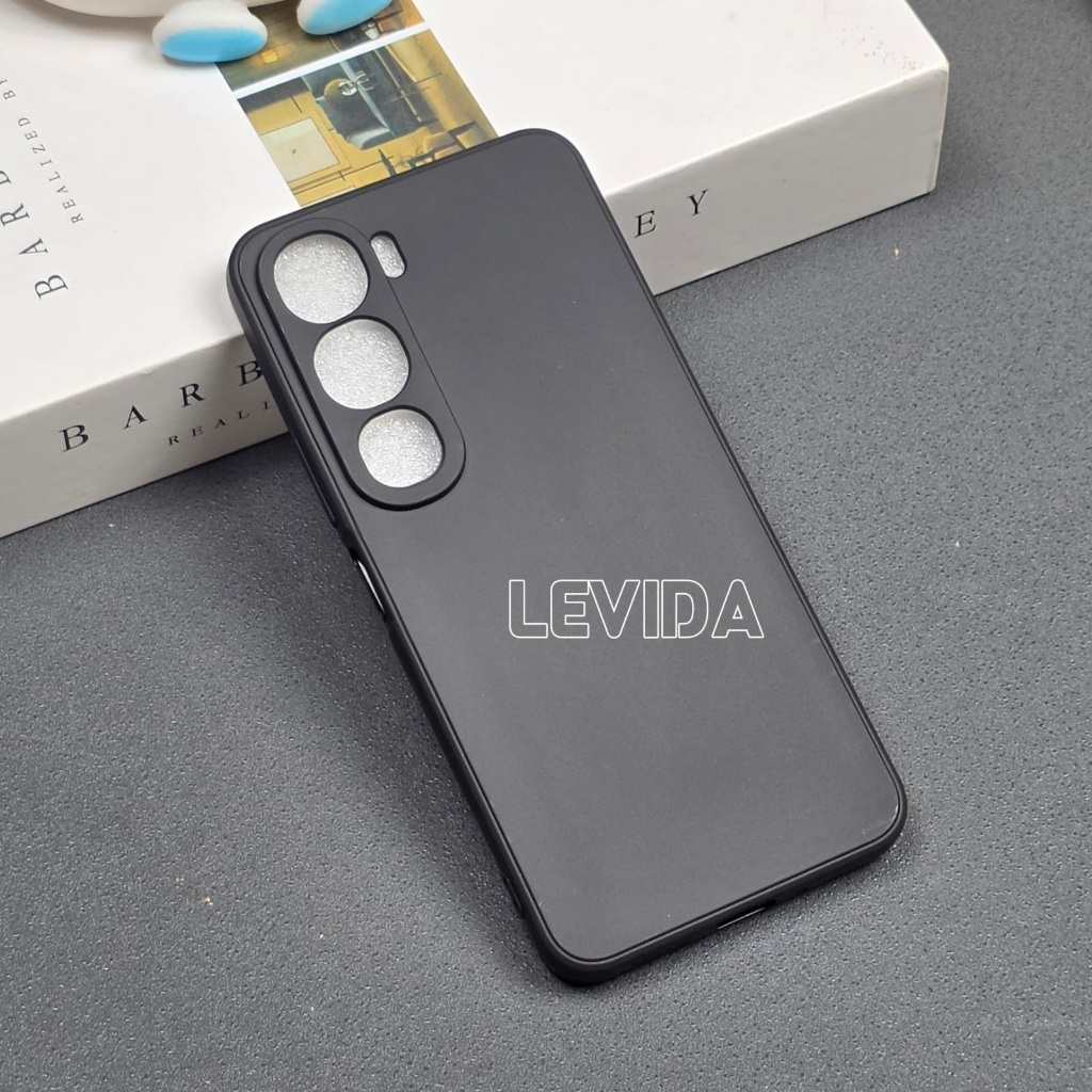 Vivo Y21D Vivo Y400 Vivo Y04 Vivo Y04S Softcase Macaron Square Black / Case Square Black Edge Case V