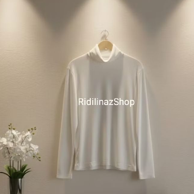 UNI*LO Heattech t-shirt fleece turtleneck NEW