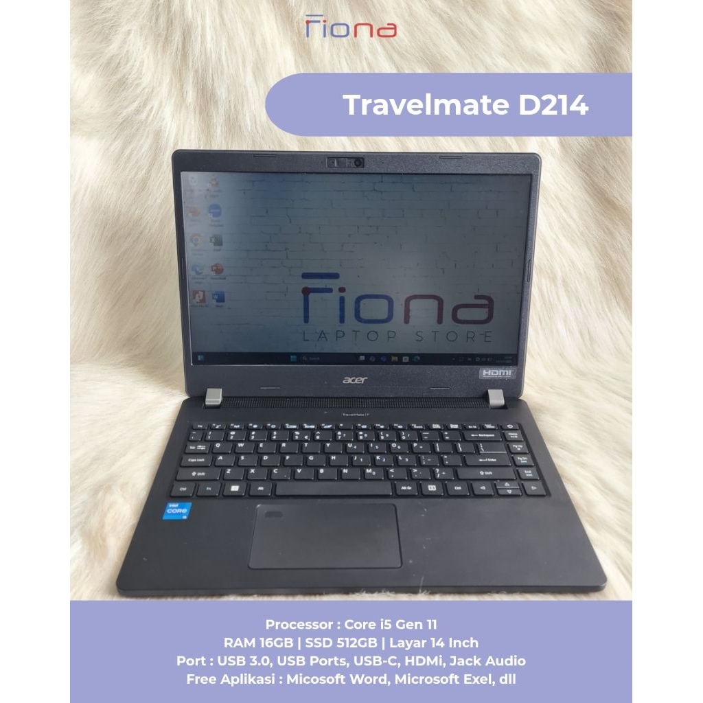 Laptop Acer Travelmate | i5 Gen 11 | Ram 16 SSD 512gb