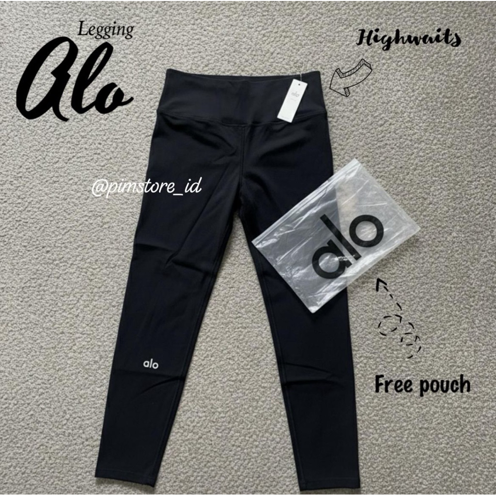 CELANA PANJANG LEGGING  WANITA BY ALO HIGHWAITS OLAHRAGA YOGA SENAM ZUMBA