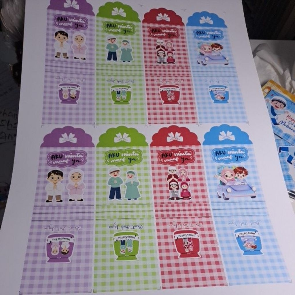 PAKET USAHA ISI 50 PCS(LENGKAP SEMUAX TINGGAL RAKIT)AMPLOP HAMPERS MINI/AMPLOP MODEL TAS/AMPLOP KARA