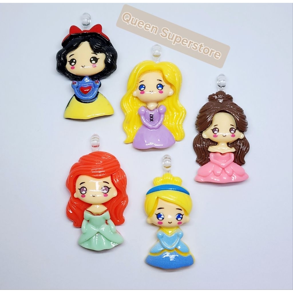 Clay Manik Resin Mote Princess Disney