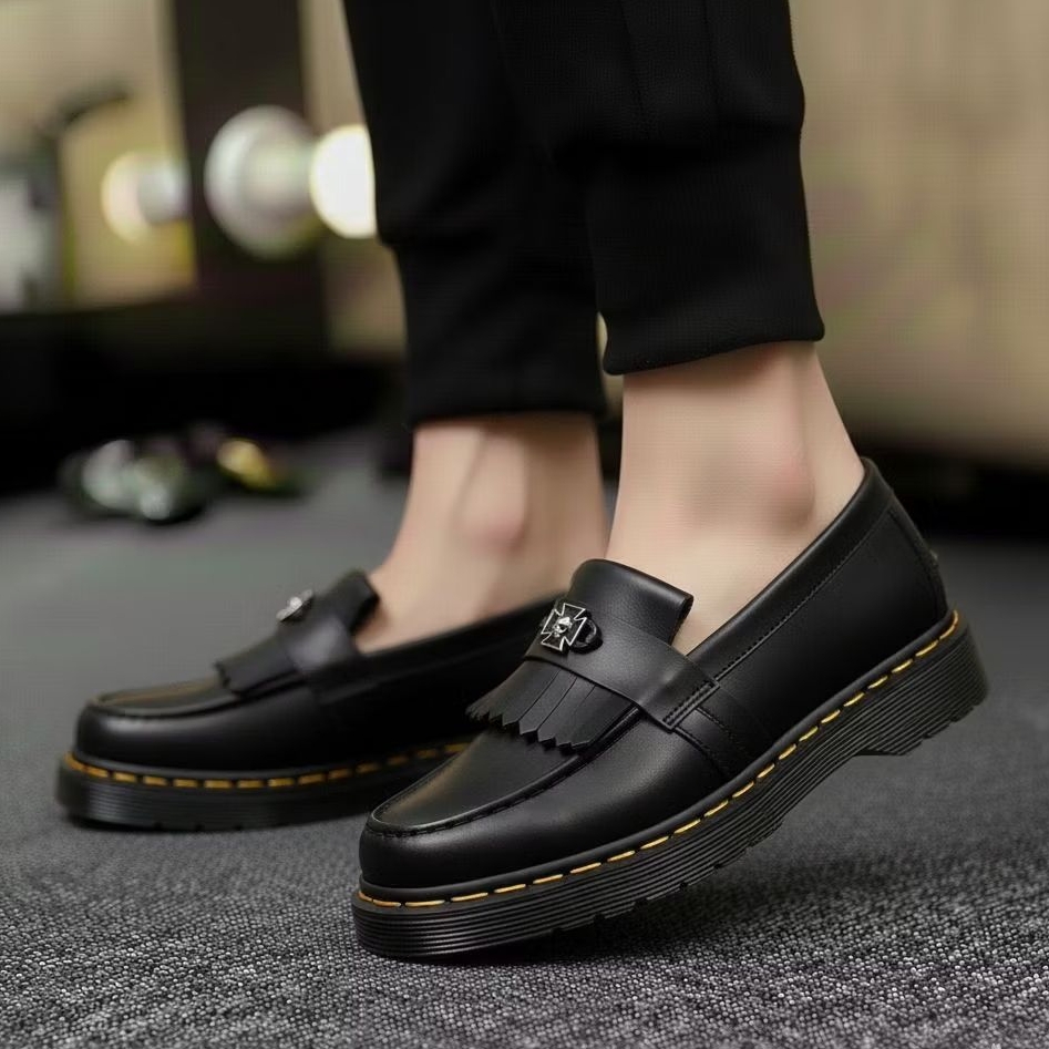 NYKRMN - Sepatu Loafers Docmart Formal Kerja Pria Skena Chopper