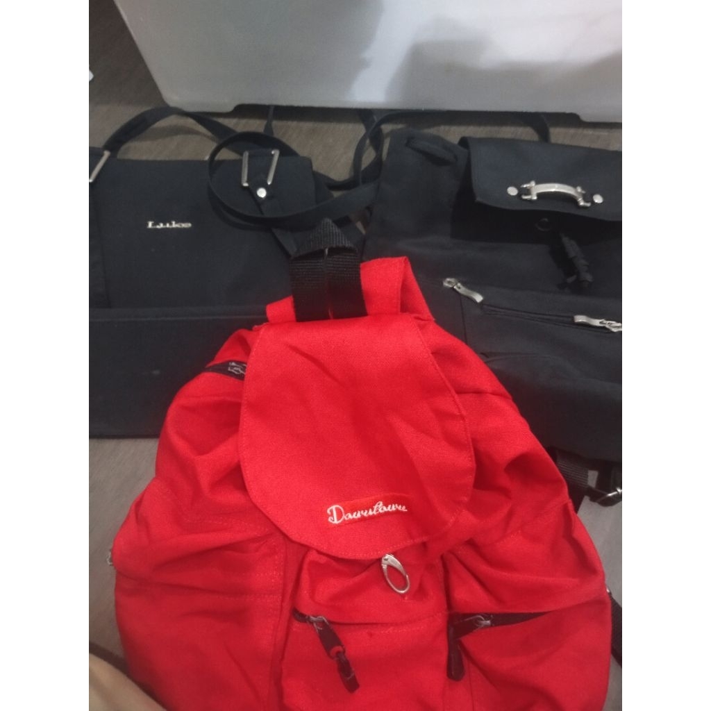 TAS WANITA/TAS NYLON/BACKPACK/PRELOVED