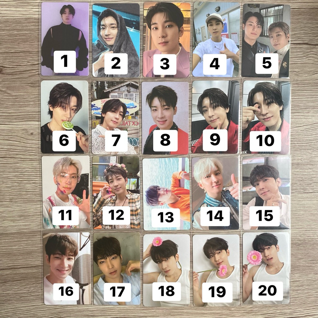 [REPRICE] SEVENTEEN WONWOO PHOTOCARD OFFICIAL svt pc scoups choi seungcheol kkuma cimumu cheol its t