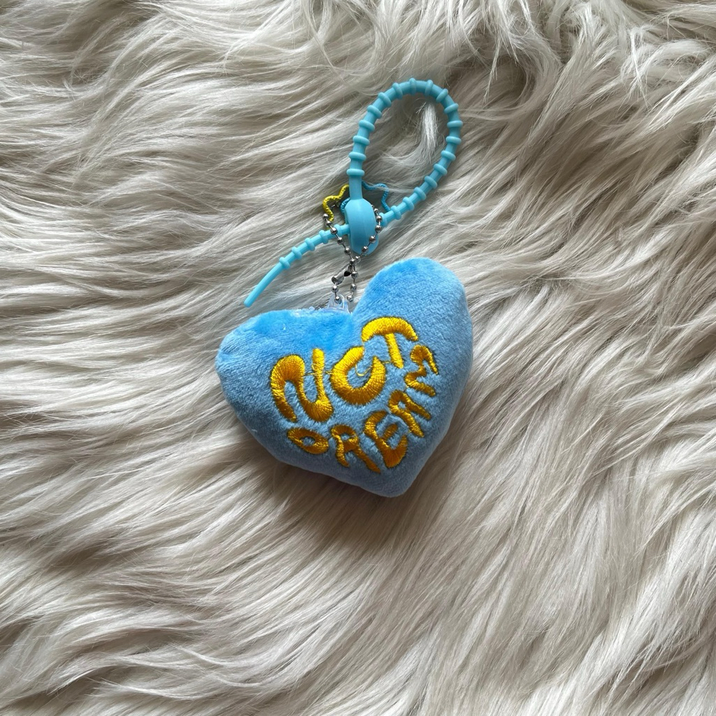 NCT DREAM Heart Keychain Plushie - gantungan kunci nct dream