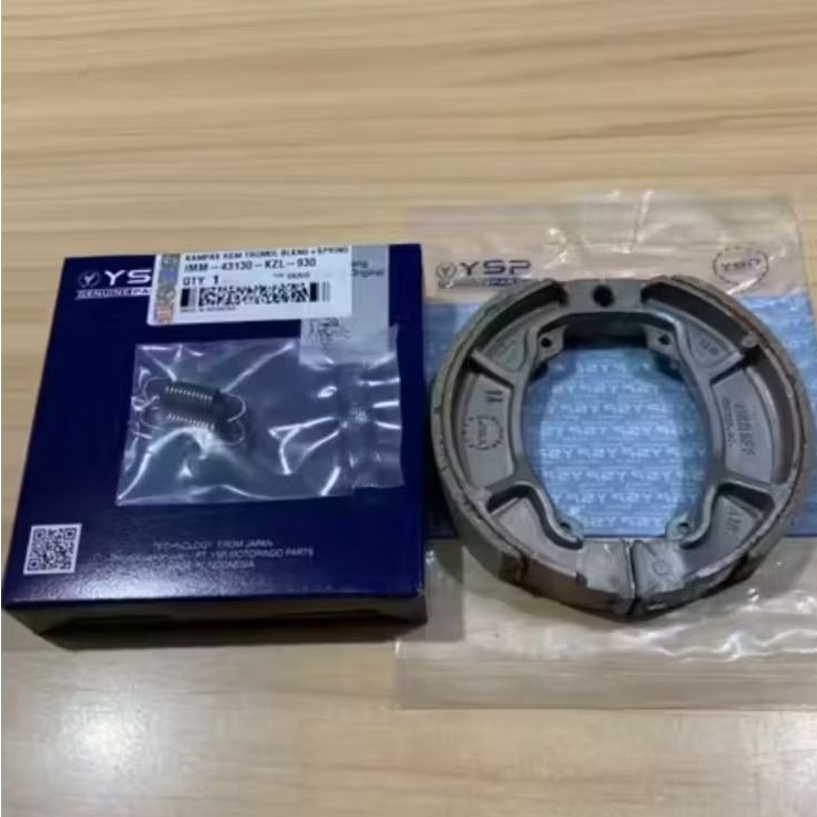 YSP Kampas Rem KOTAK Belakang Tromol Vario 110 KZL / Vario Fi 125 150 / Kampas Rem Belakang Tromol +