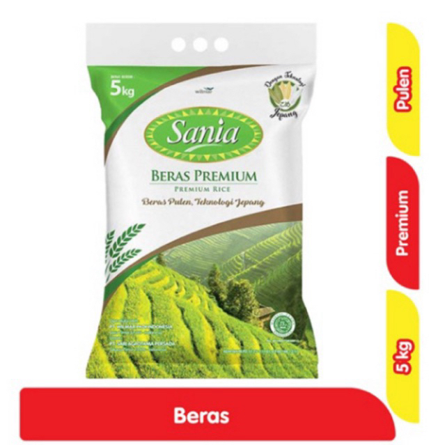SANIA BERAS PREMIUM 5KG PROMO BERAS SANIA PREMIUM 5Kg