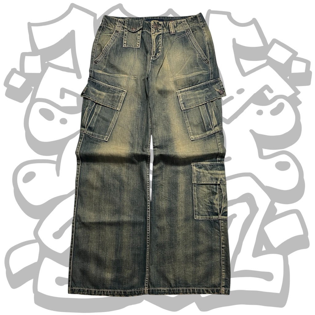 Longpants cargo jeans multipocket clride