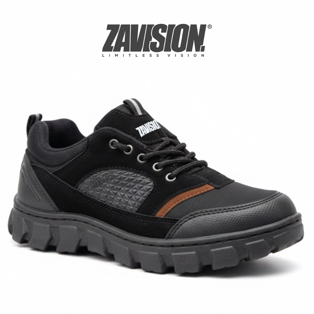 ZAVISION sepatu safety ujung besi sepatu proyek adventur kerja sepatu hiking kekinian Z-26