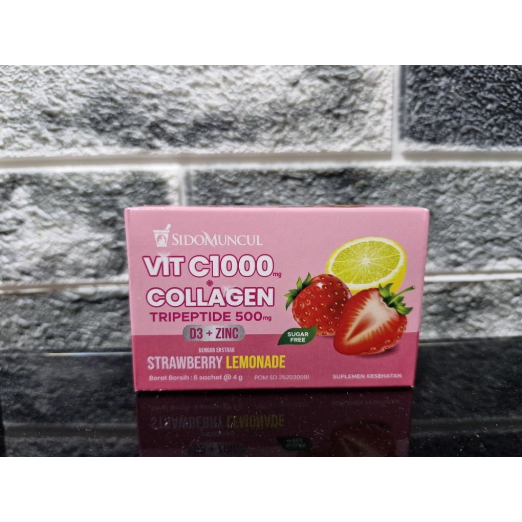 VITAMIN C 1000 mg SIDOMUNCUL (LEMON, JERUK, COLLAGEN)