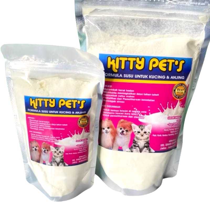 TERMURAH Susu Kucing Kitty Pets 100gr Susu Kitten Susu Penggemuk Kucing