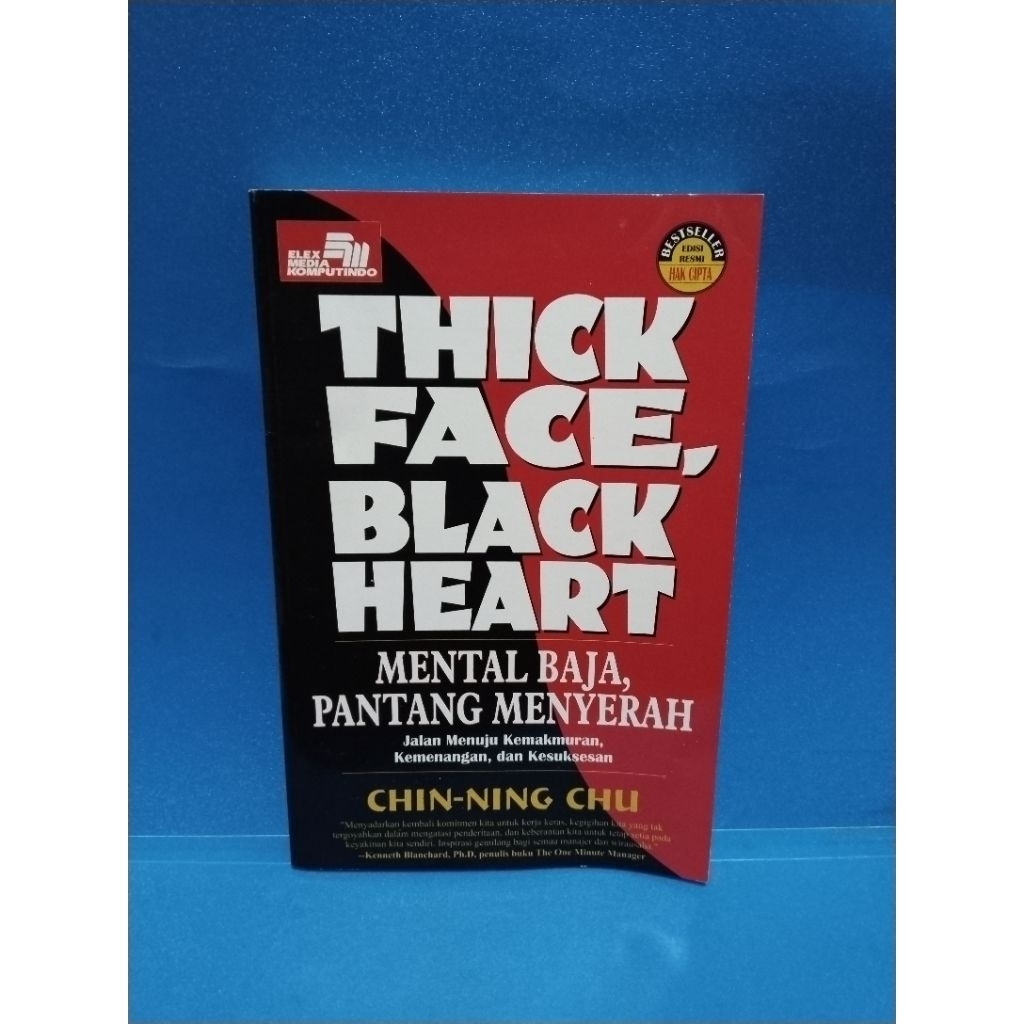 Buku original THICK FACE BLACK HEART by Chin Ning Chu