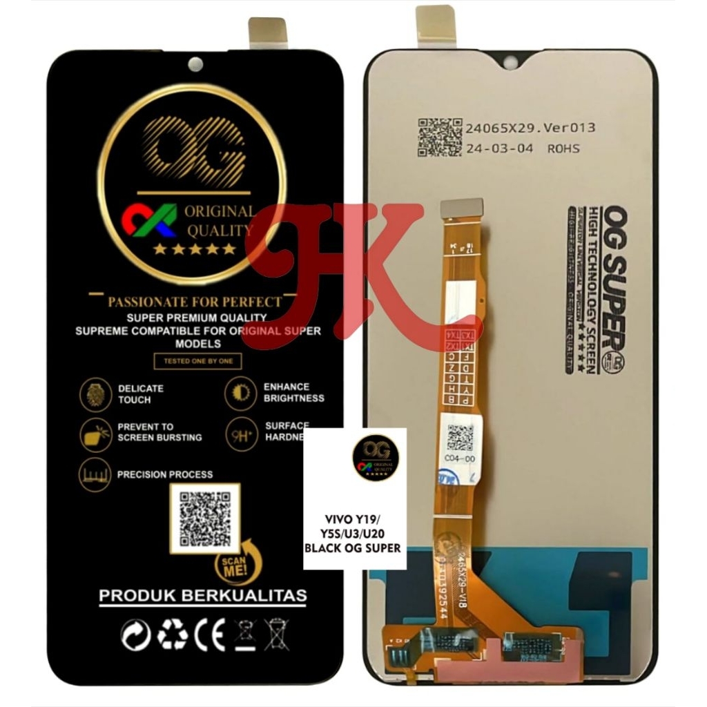 LCD VIVO Y19 LCD TOUCHSCREEN  VIVO Y19/Y5S/U3/U20 LCD FULLSET ORIGINAL