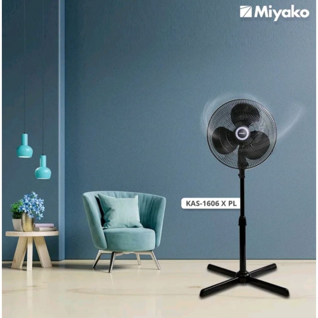 Miyako KAS-1606X PL Kipas
Angin HITAM