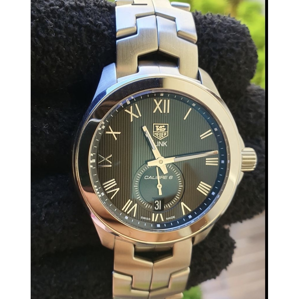 TAG HEUER LINK CALIBRE 6 ROMAN NUMERALS VINTAGE