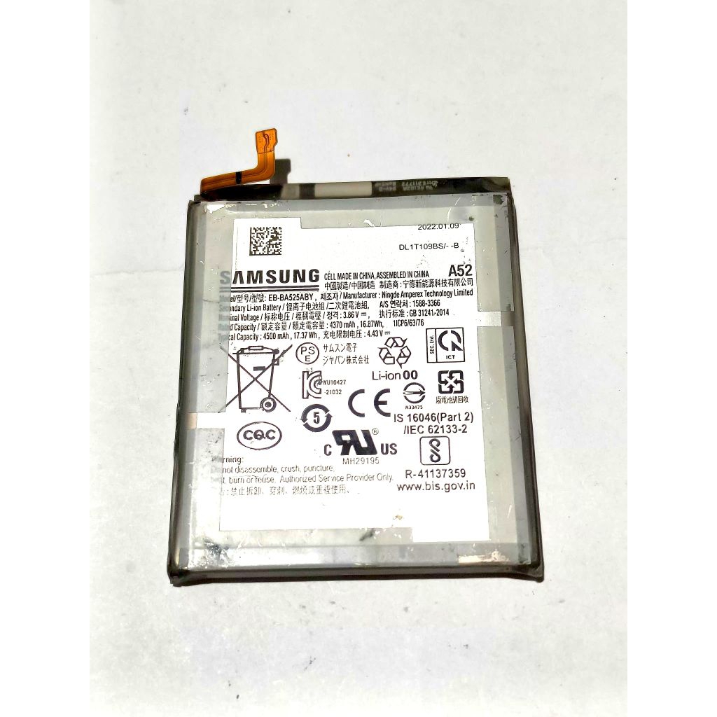 BATERAI BATRE BATU BATTERY BATERAY SAMSUNG A52 NORMAL ORIGINAL COPOTAN