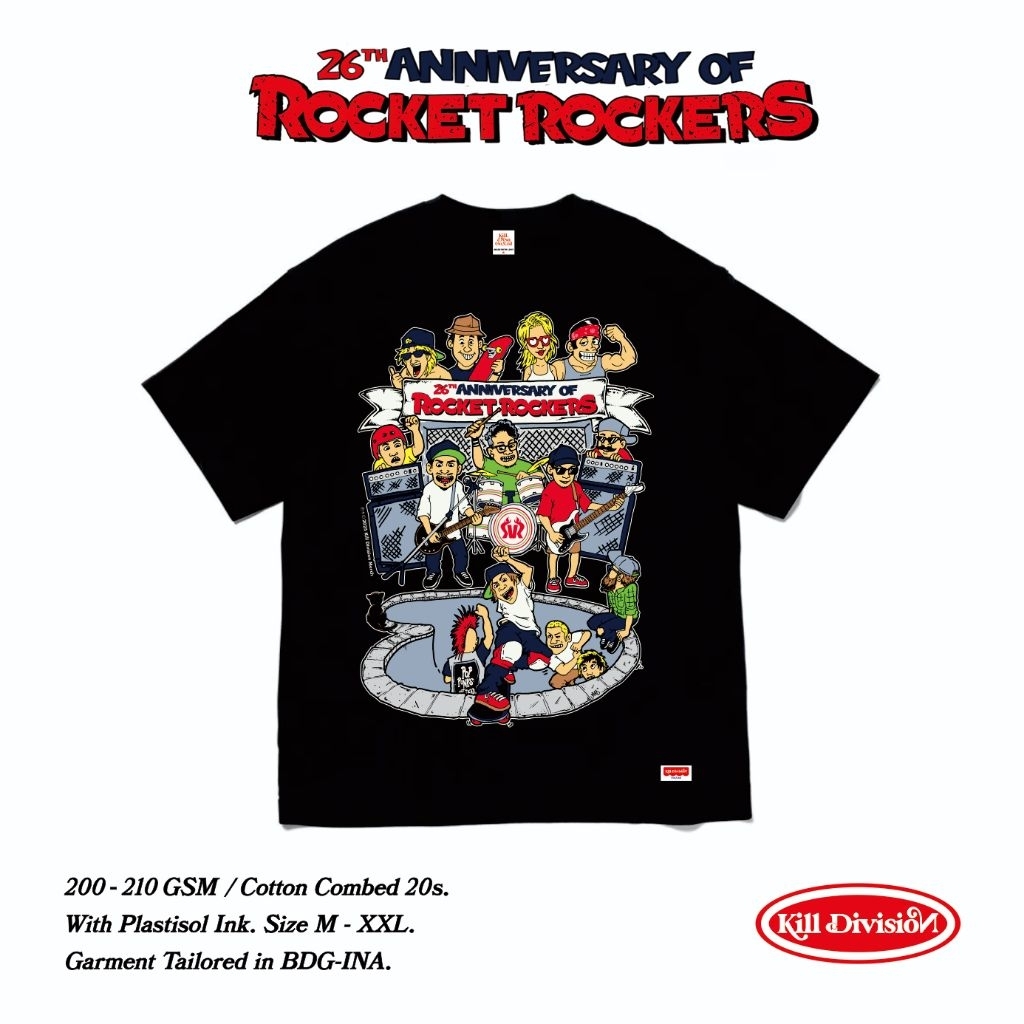 Rocket Rockers Special Edition 26th Anniversarry T-shirt
