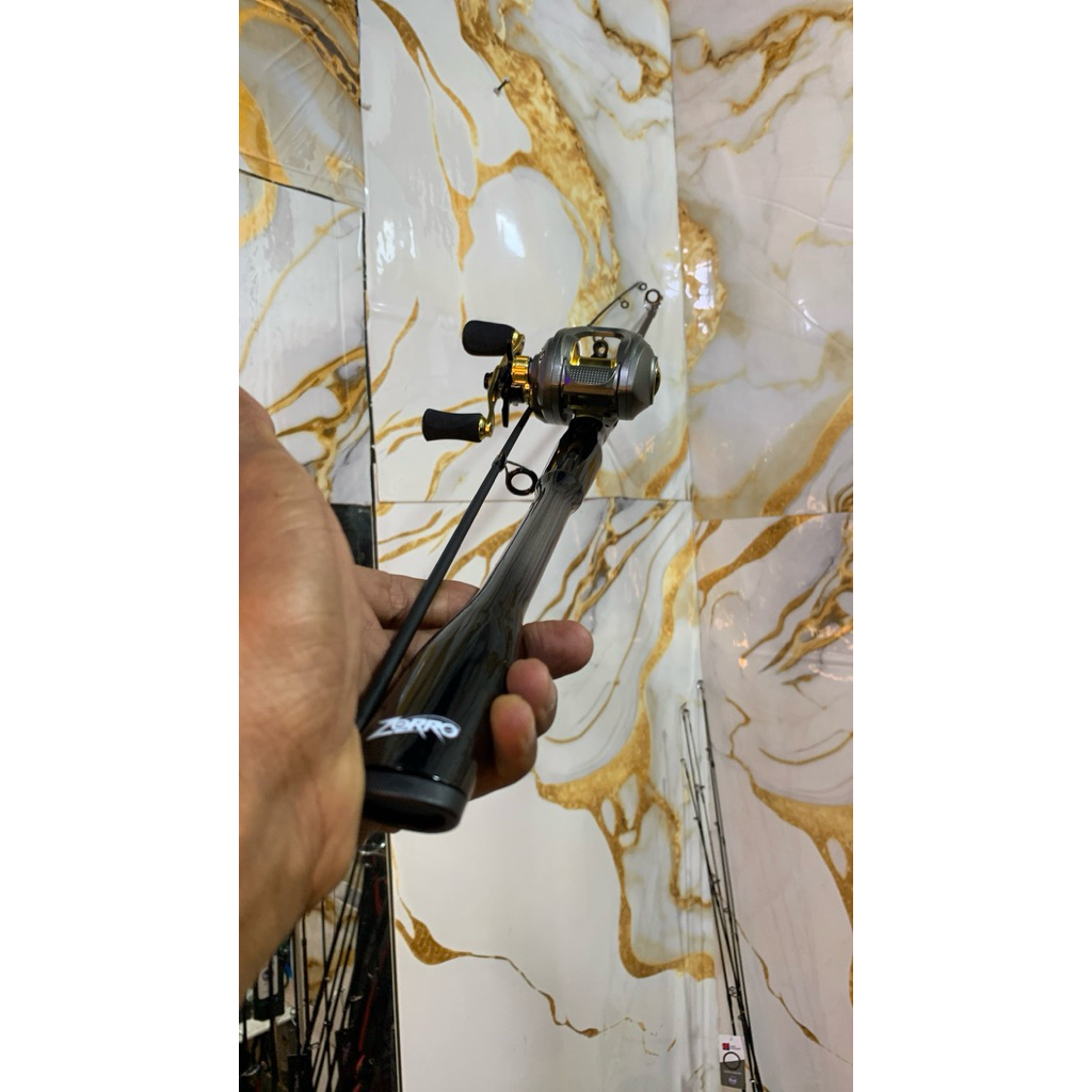 joran zorro brand fuji ring 1.8M carbo  padat set bc dragcliker