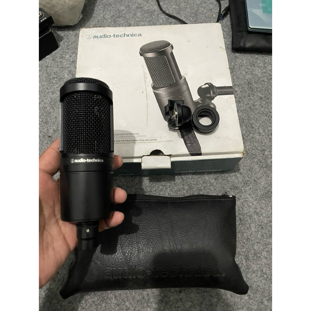 Audio-Technica AT2020 Bekas – Cardioid Condenser Microphone
