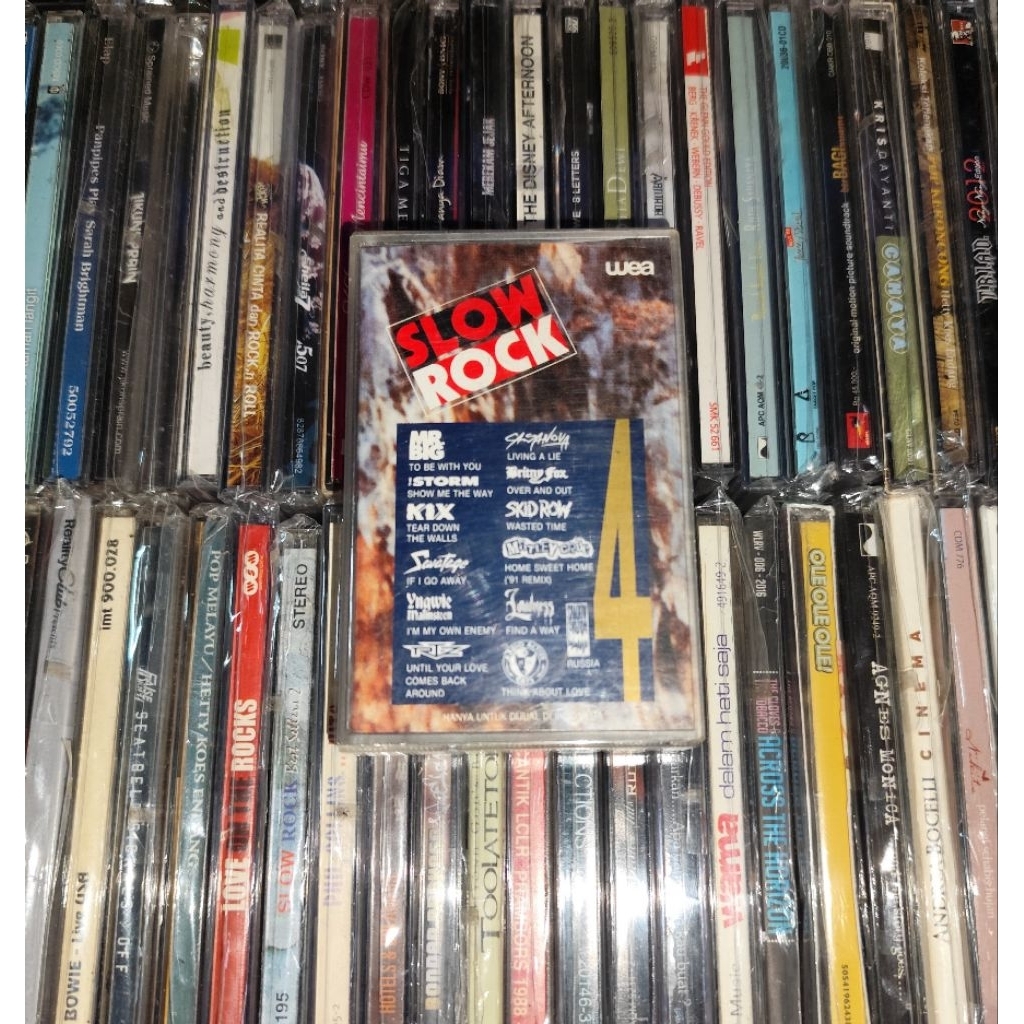 Kaset Slow Rock 4 - Mr. Big, Skid Row, Savatage, Storm, Motley Crue, Loudness, Kix, Rtz