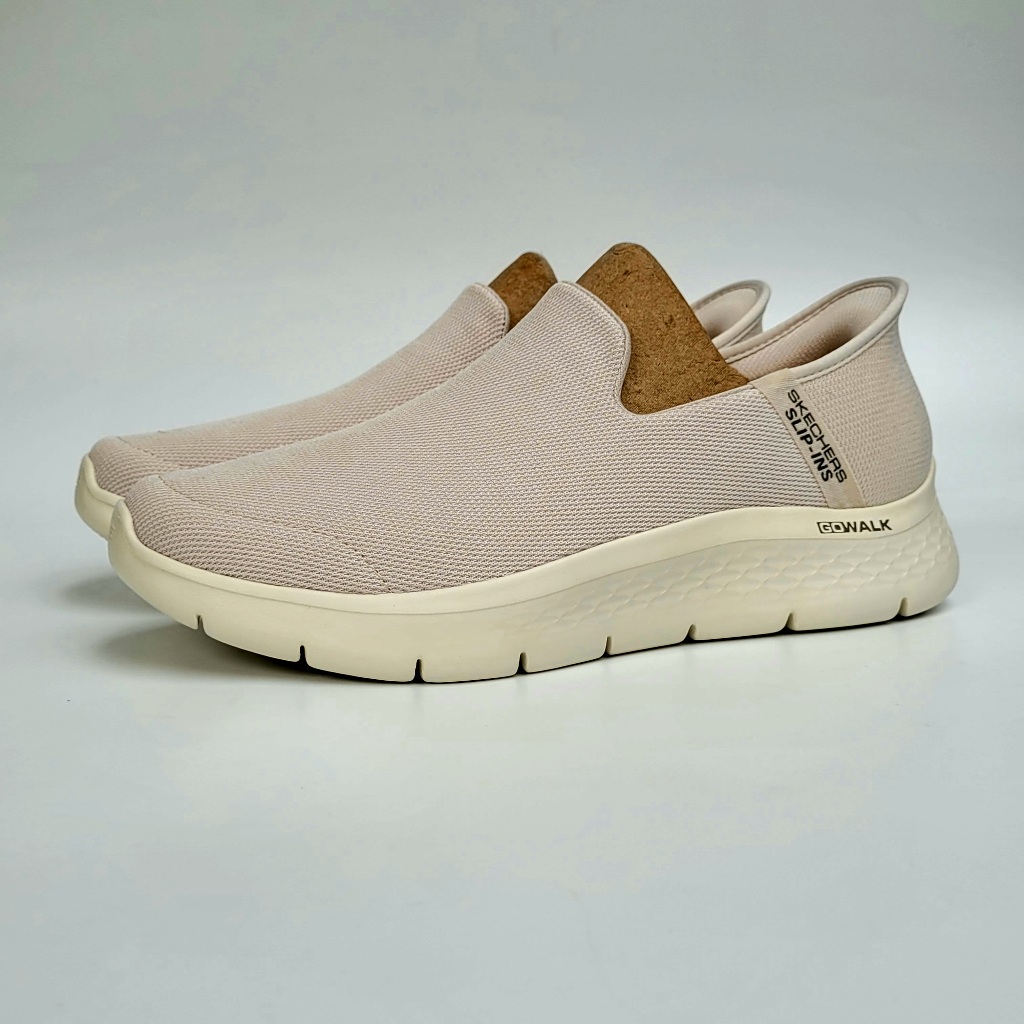 Skechers Go Walk Flex Louis Off White Original Sepatu Slip On Pria Slip Ins Memory Foam Ori BNIB
