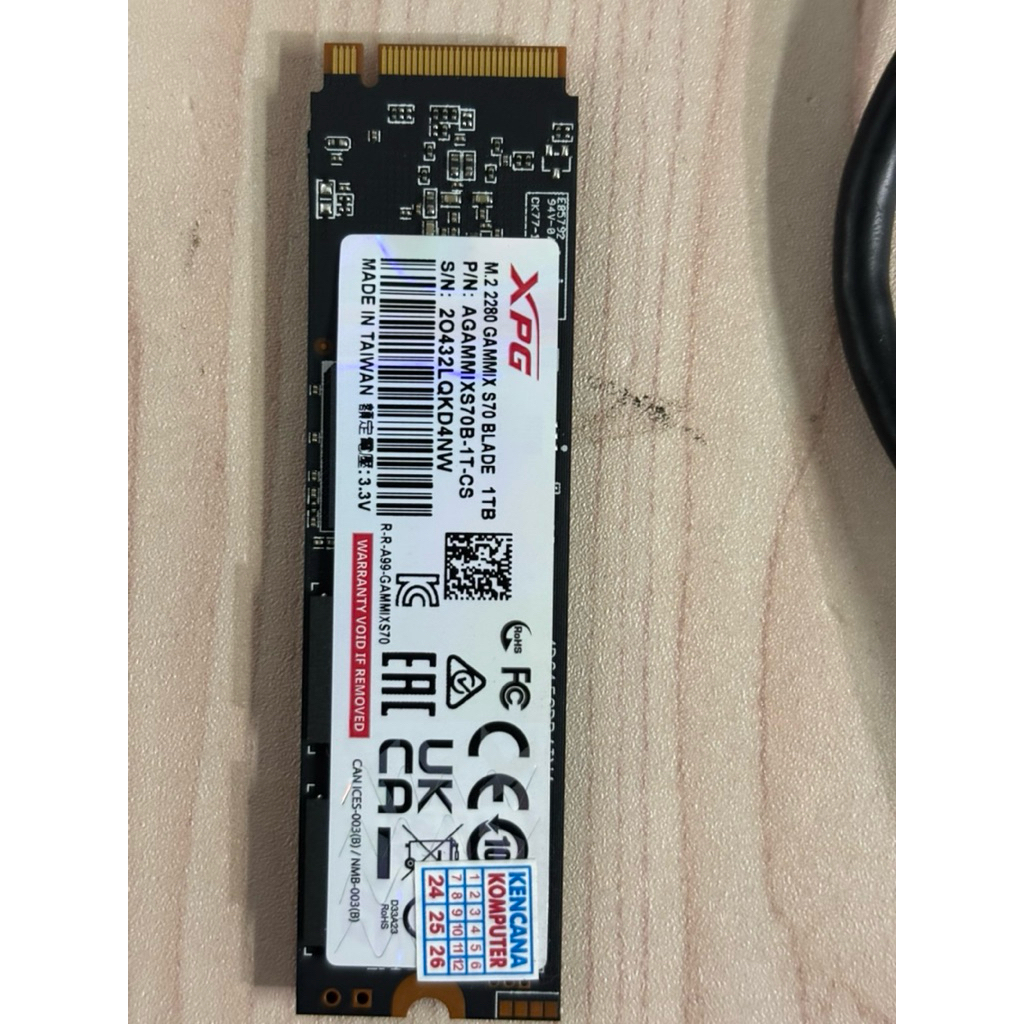 ssd adata xpg gammix s70 blade 1tb gen 4