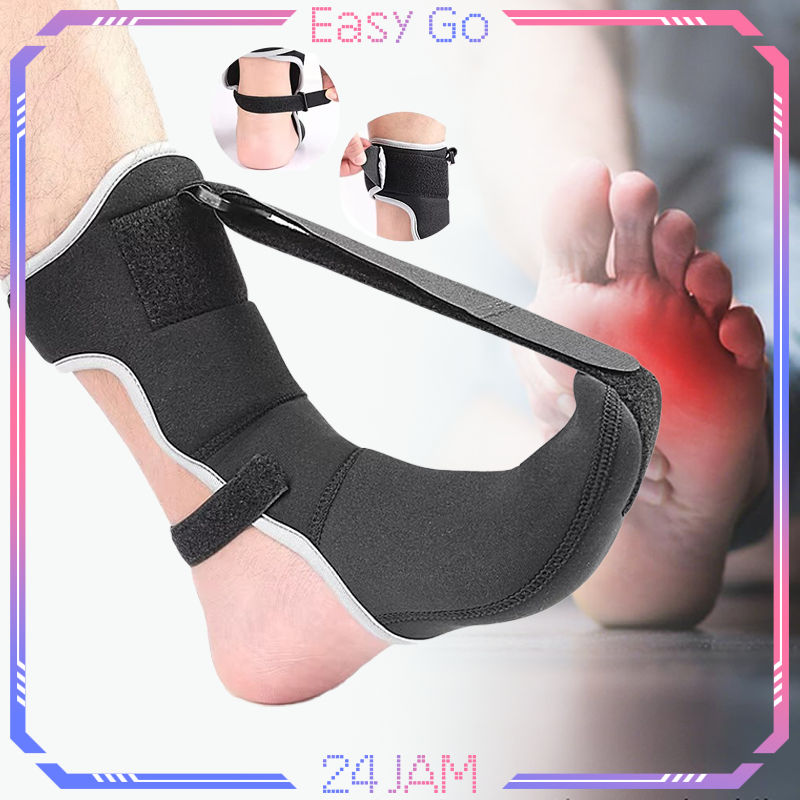 Alat Terapi Kaki Plantar Fasciitis Adjustable Alat Terapi Kaki Engkel Drop Ankle Foot Orthosis AFO P