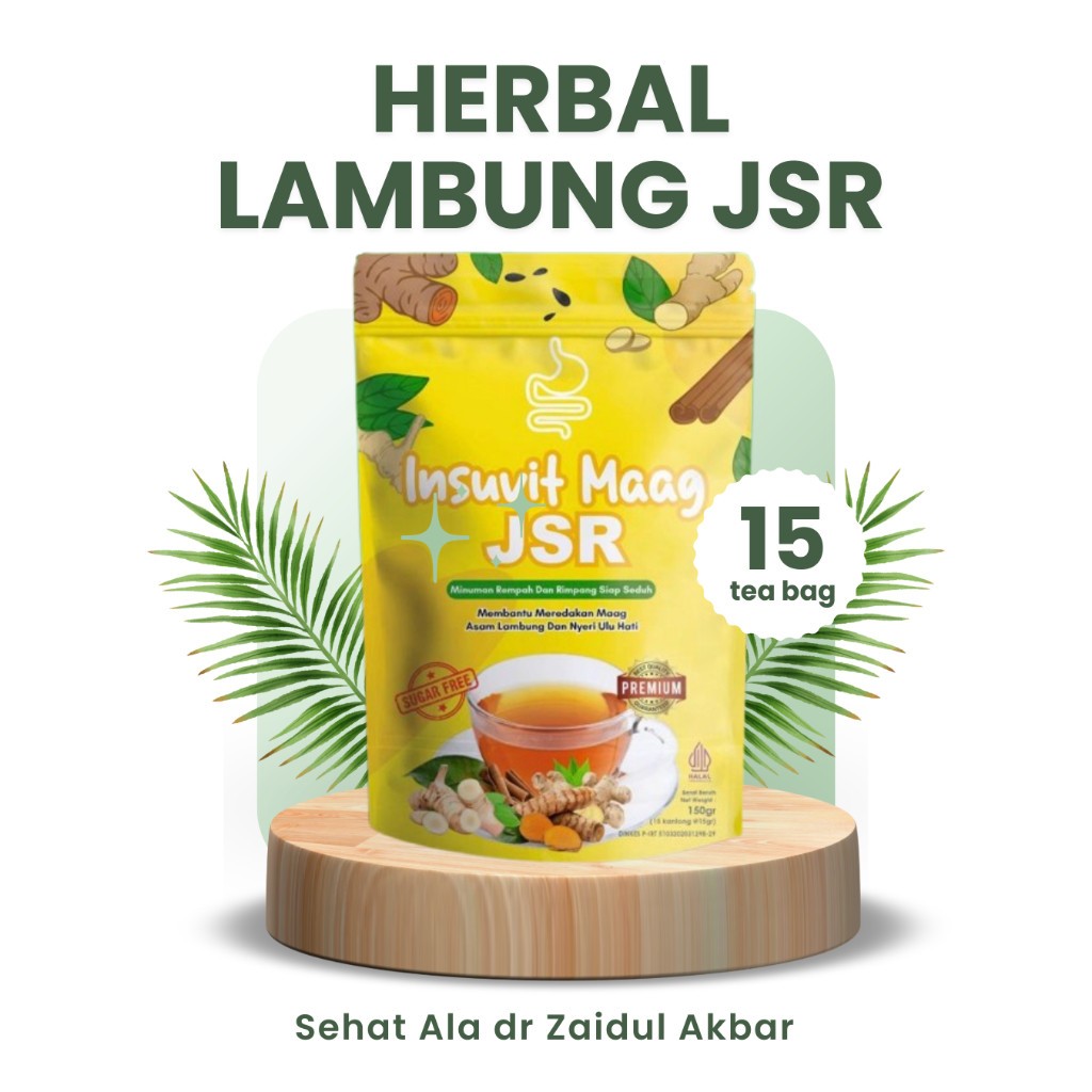 Obat Herbal insuvit maag JSR ala dr zaidul akbar asam lambung obat asam lambung kronis gerd mual