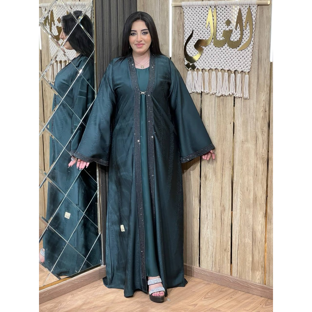 Abaya Mesir | Abaya Mewah Inner Outer Menyambungi