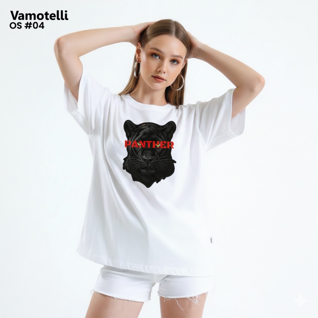 VAMOTELLI Kaos Oversize Dryfit Tshirt Katun Sablon DTF