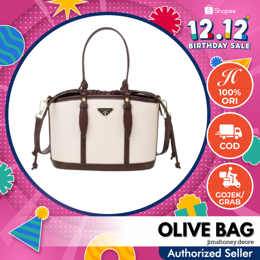 Jims Honey OLIVE BAG Tas Selempang Handbag Wanita Slingbag Cewek Korea Kerja Kuliah Jimshoney JH