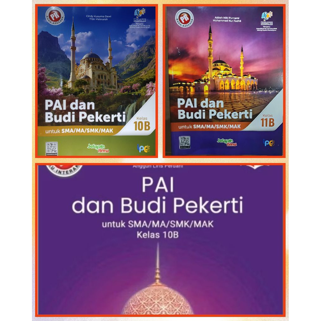 buku lks/pr  PM SMA pendidikan agama islam kelas 10 intan pariwara  tahun 2024/2025