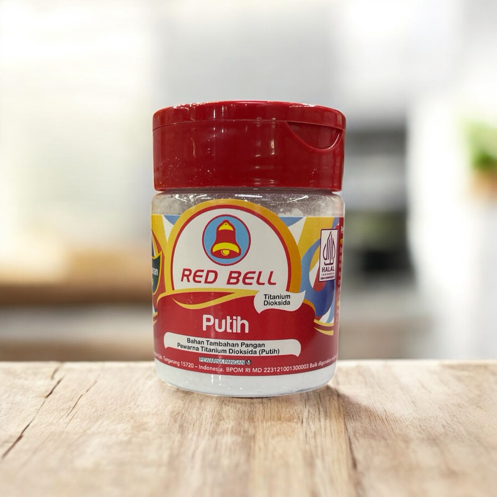 [REDBELL] Pewarna Bubuk Putih 45g