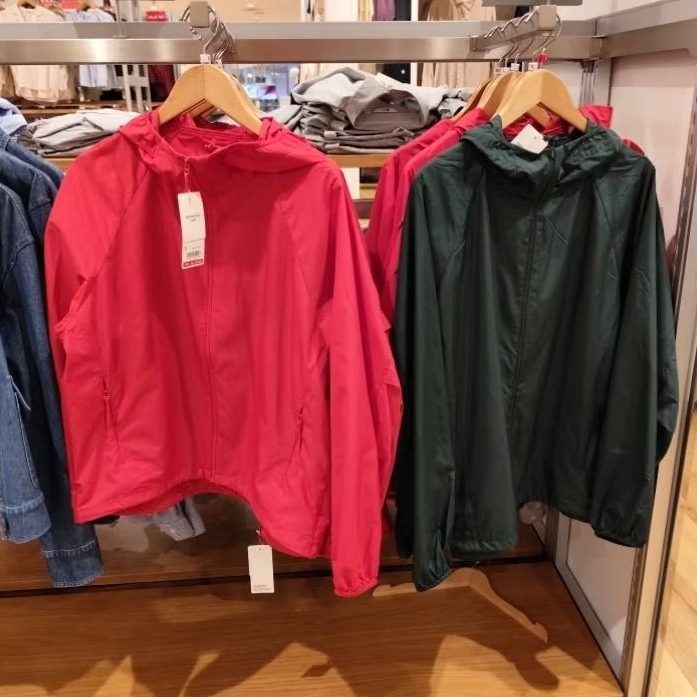 Jaket Parka Saku UV Protection Wanita Uniqlo (Unisex)