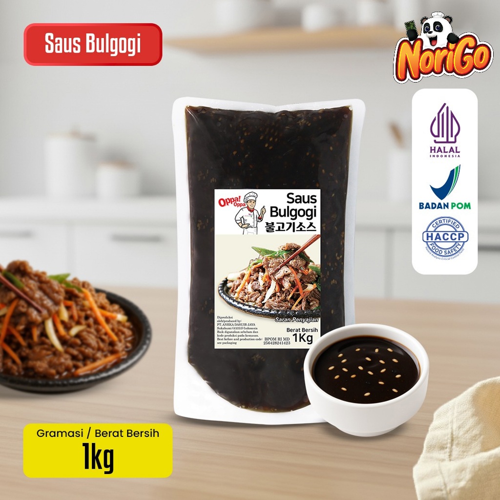 Saus bulgogi korea 1KG  / Sauce bulgogi saus daging BBQ STEAK Halal