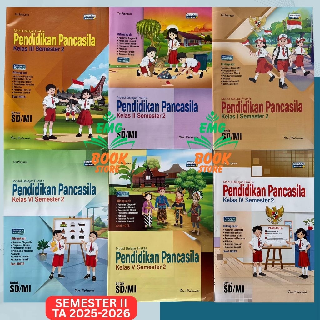 LKS LOGIKA VIVA PAKARINDO KELAS 1-6 SD/MI SEMESTER 2(B) TA 25-26 KURIKULUM MERDEKA