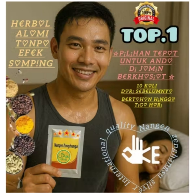 Nangen Zenghangsu Stamina Herbal Pria 3 Kapsul