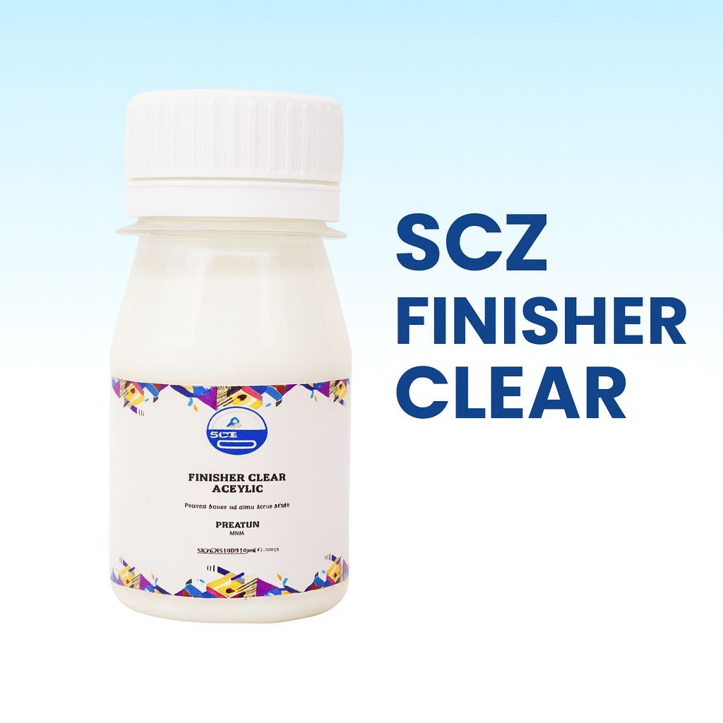 SCZ FINISHER CLEAR | Pelapis cat sepatu