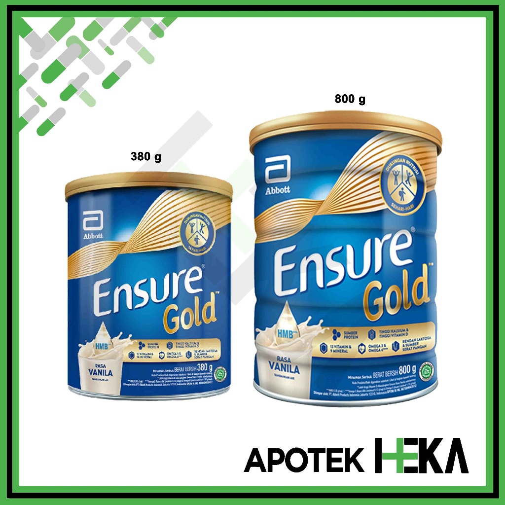 Ensure Gold Vanila - Susu Nutrisi Dewasa [JAKSEL]