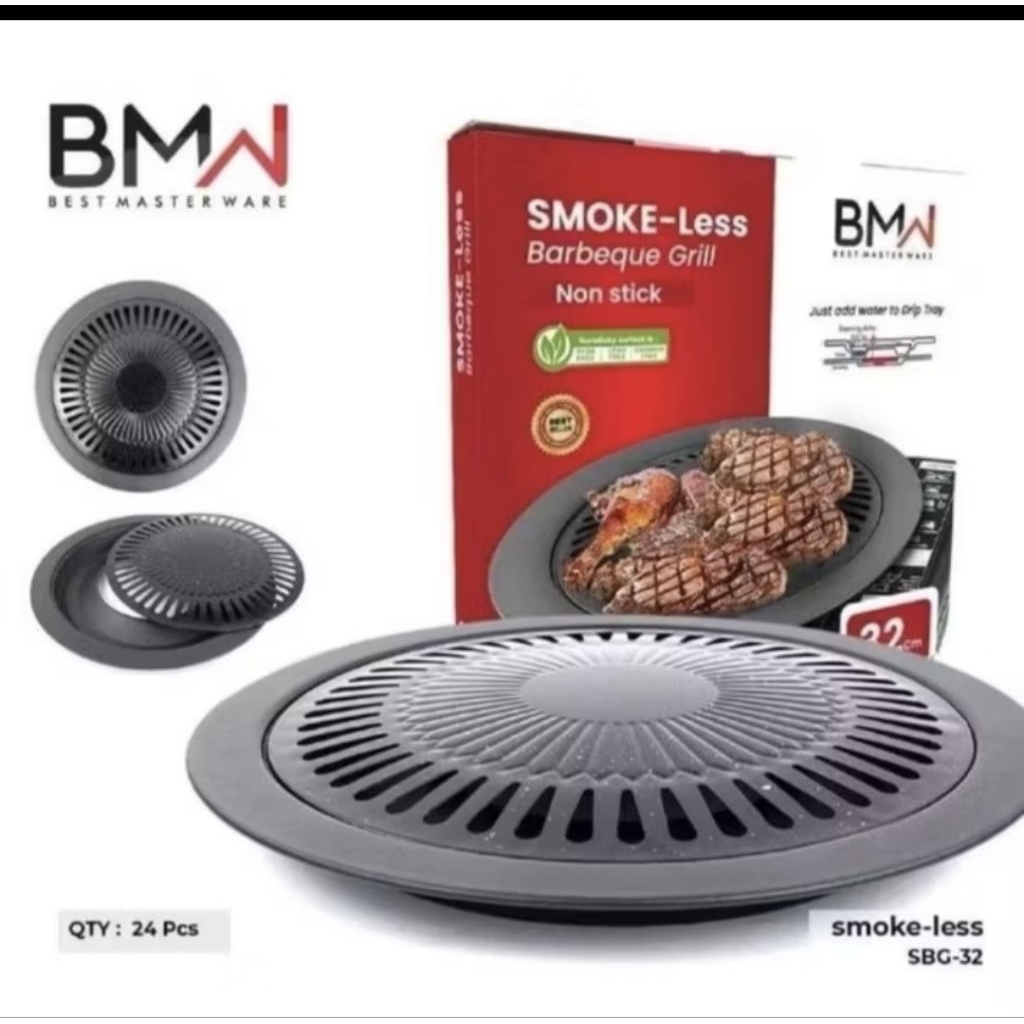 Ultra Grill Grill Pan 32 cm Grill Pan Alat BBQ Pemanggangan